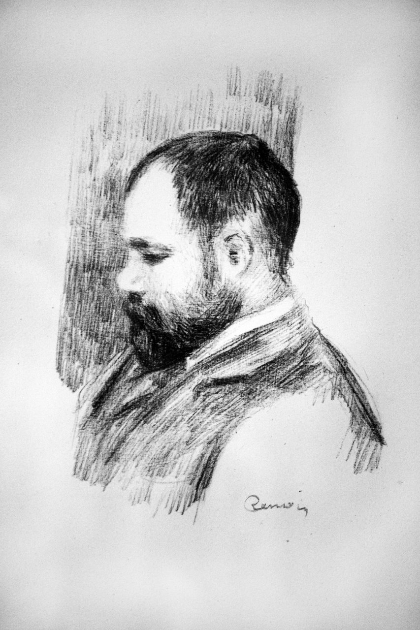 From a suite of 12 lithographs by Renoir made between 1904 and 1905, published by Ambroise Vollard in 1919
