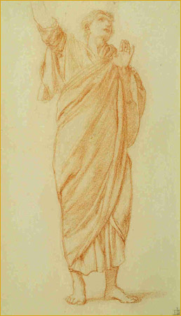 Study of Figure In Classical Costume